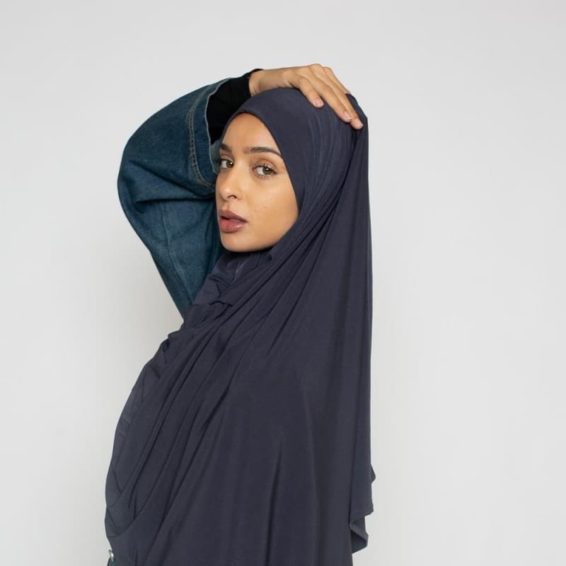 Classic Plain Long Bamboo Jersey Hijab Shawl — Thick Bamboo Jersey hijab wholesale OEM/ODM | QIUYAN